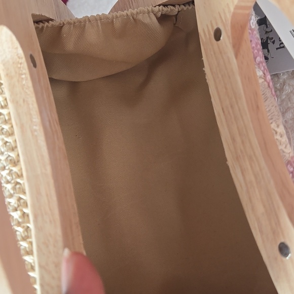 NWT Small Wood Clutch - Picture 7 of 7